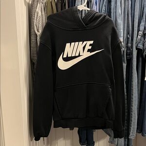Nike Black Sweatshirt with White Logo